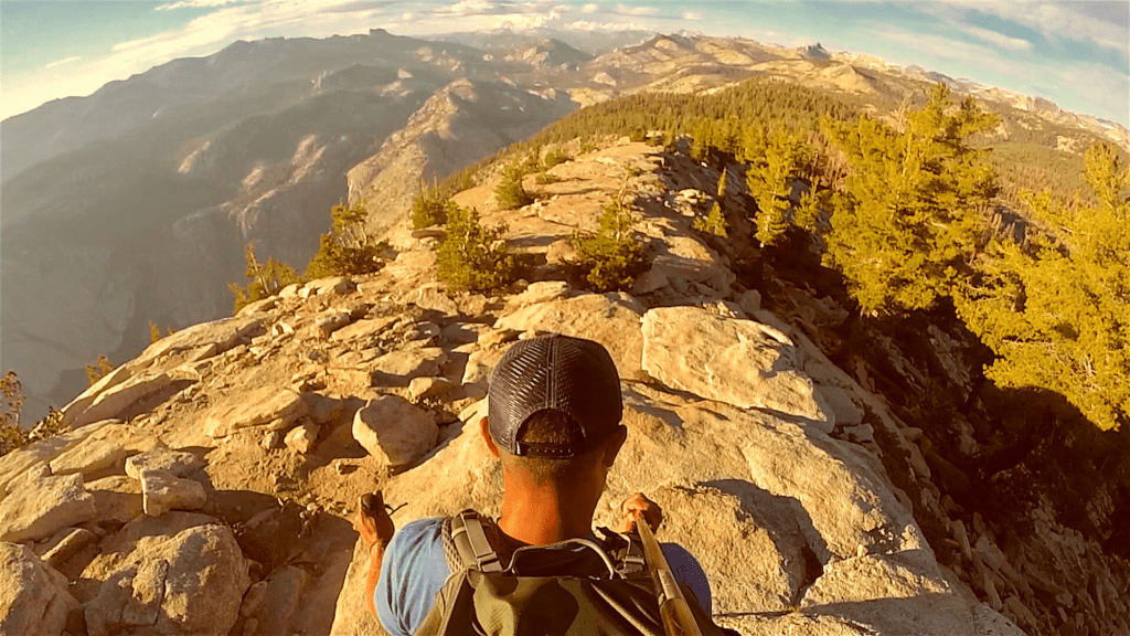 Adventure traversing the ridges of the High Sierras